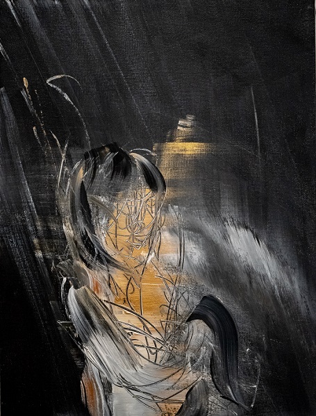 《천계의 빛 No.00》 2017, Acrylic on canvas, 80×60cm